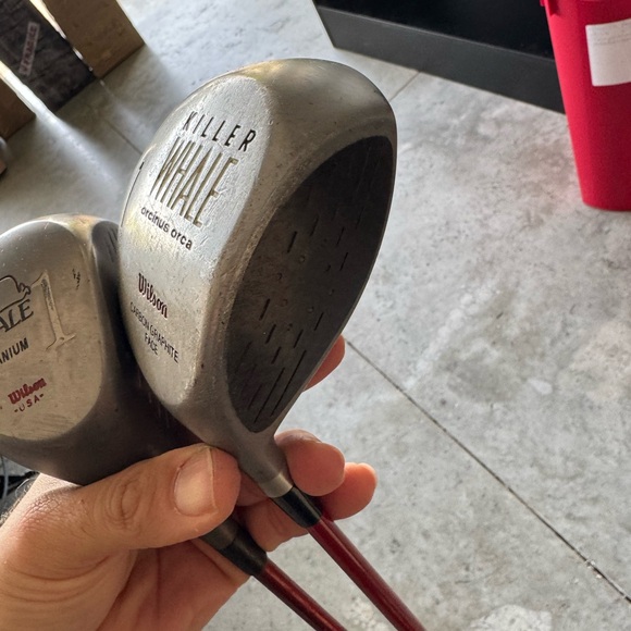 Wilson 2 pc set The whale  and killer whale
Right handed / graphite shafts - Picture 10 of 11